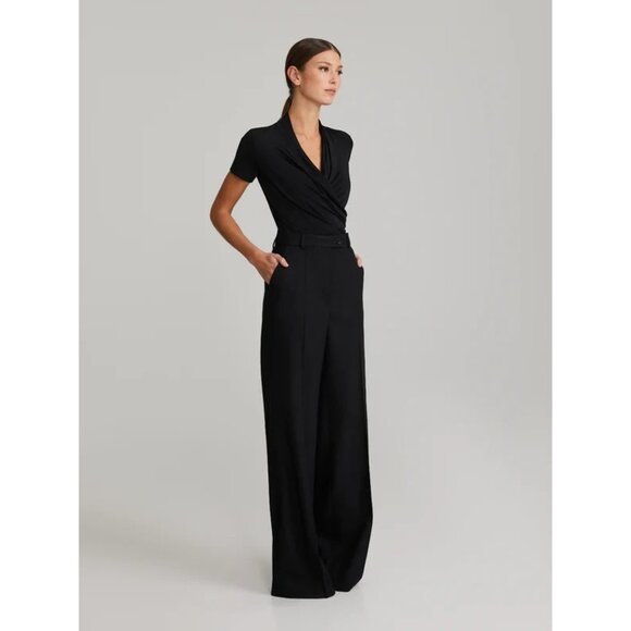 Andiata Gisella Wool Trousers in Black - Picture 2 of 6